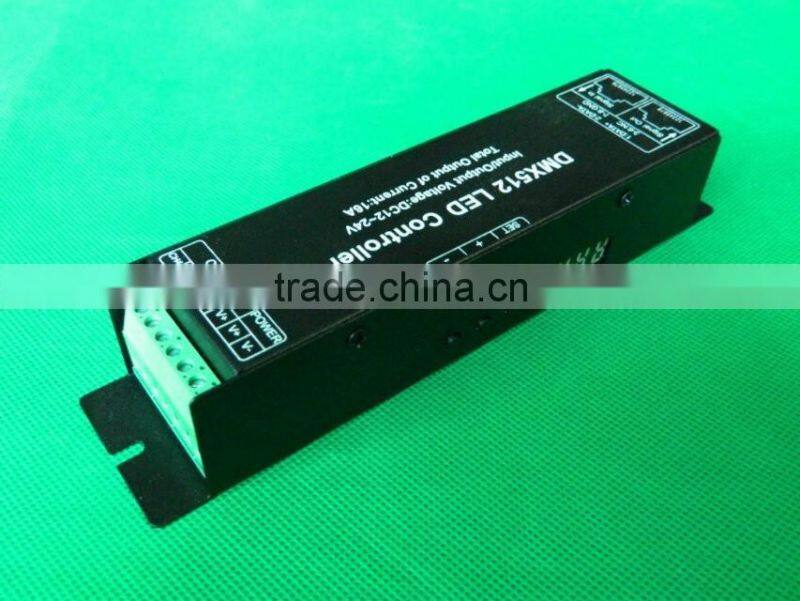 Output power: 12V: <144W, 24V: <288W DMX512 Controller