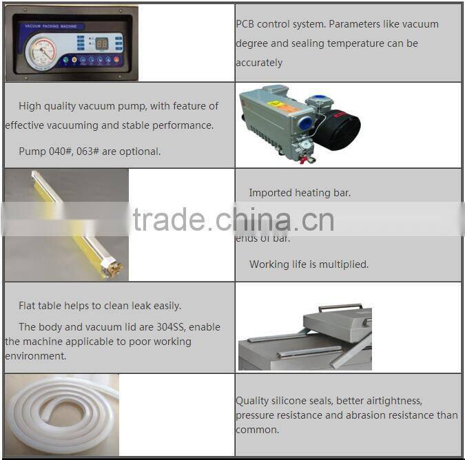 commercial swing cover table type corn vacuum bag sealer for sale