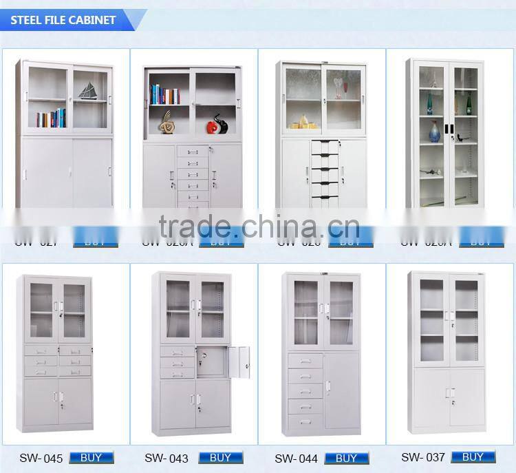 sliding glass door steel wardrobe filing cabinet drawer stopper glass door cupboard