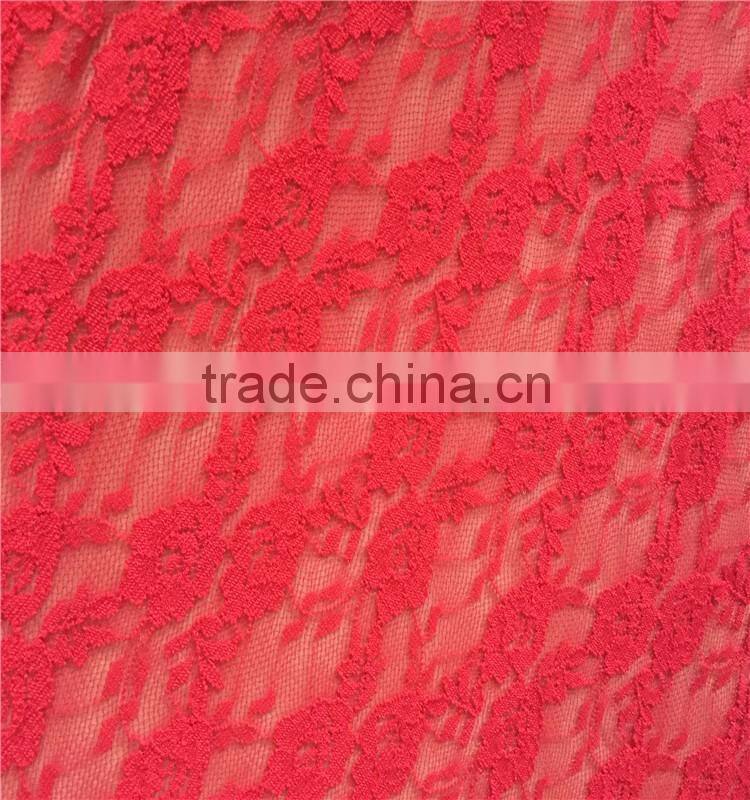 Elastic Plain dyed swiss cord lace