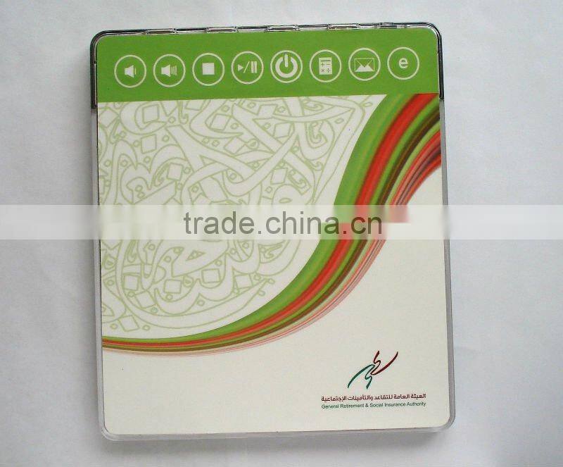 full color print multi media mouse pad with hub 2.0