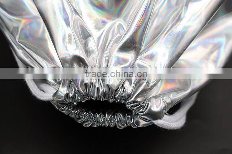 Fashion laser drawstring bag waterproof drawstring backpack bag