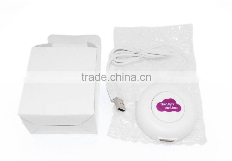 Perfect Promotional Gifts Webkey Round Hub BUtton Shape USB 2.0 Hub Mini Slim Hub