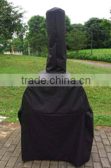 stainless steel outdoor wood-fired pizza oven