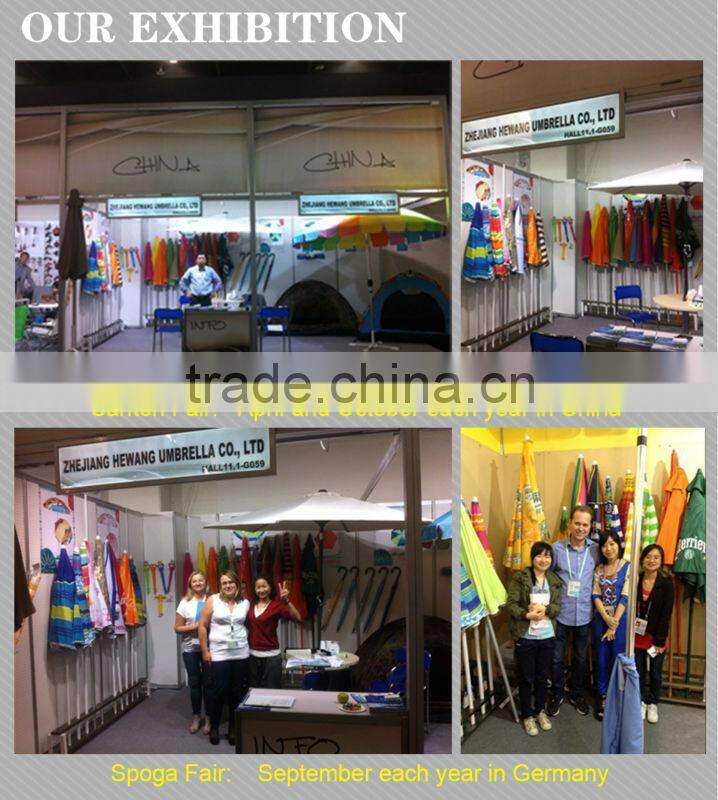 Advertising sun protection wooden straight umbrella parts handle