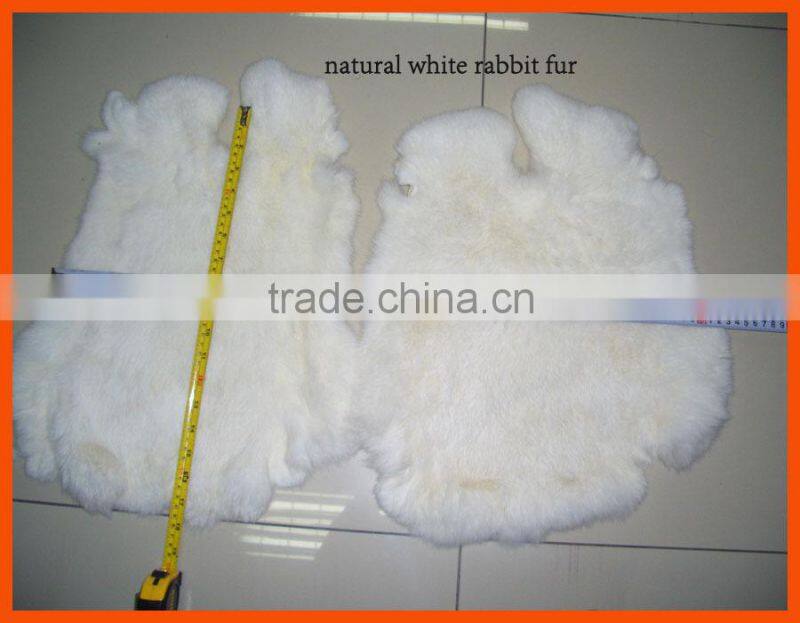 different colors rabbit fur pelts for fishing lure