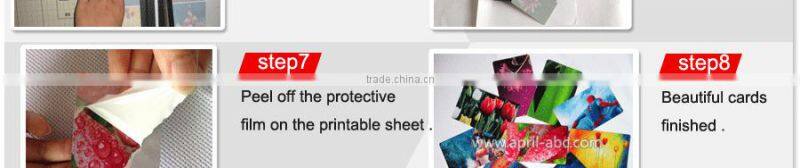 Non-lamination pvc sheet for plastic id pvc card