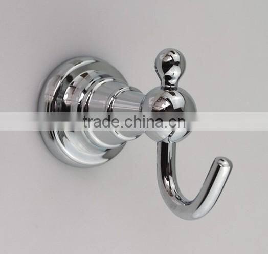 fashion Brass Chrome Bath Robe Hook, clothes hook, hat hooks Bathroom accessories