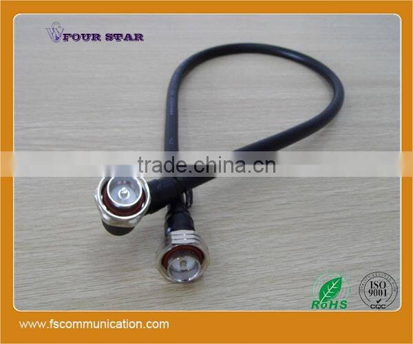 1/2'' Superflexible Cable Assembly with 7/16 Male to 7/16 Male Right Angle Connectors