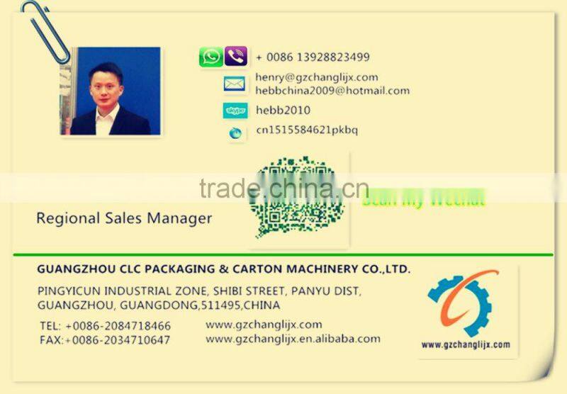 CLC-Q2 High Speed Flexo Printer Slotter Die-cutter Stacker Machine from GUANGZHOU