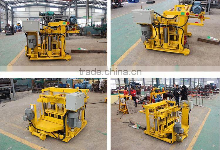 QT40-3 automatic vibrate block making machine,brick making machine in libya