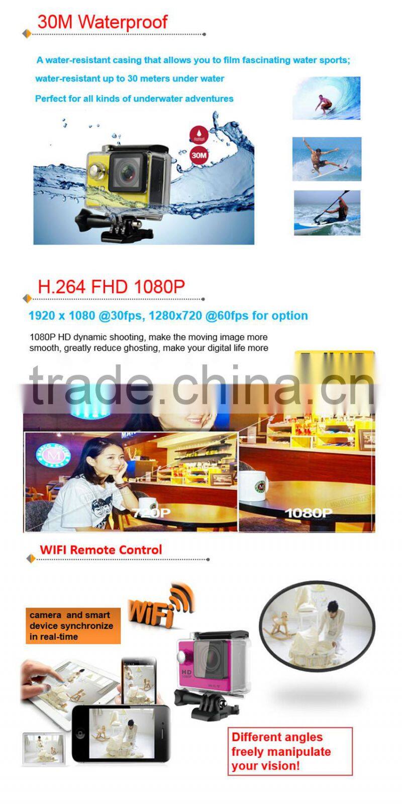 Wi-Fi 1080P Action Camera