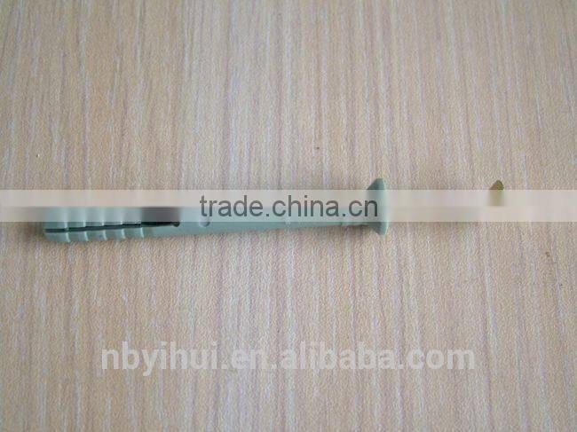 Nylon hammer fixing anchor with screws