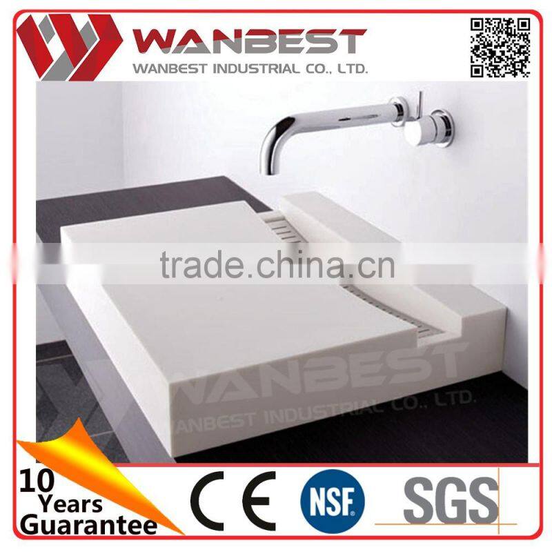 Competitive price nice looking used counter tops wash basin