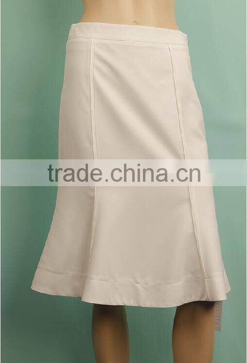 Latest model Dipped hem midi A-line full skirt WS150932769