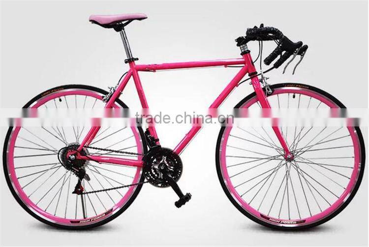 700C road bikes for sale/18 speed steel frame bike road
