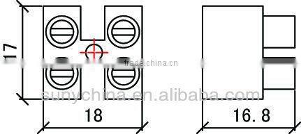 2 Pole Screw Terminal block