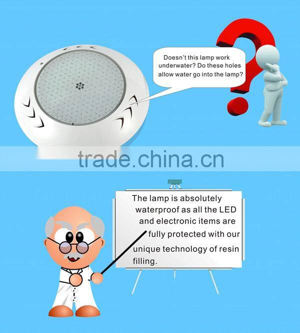 2016 HENTECH 316 Stainless steel 100% Resin Filled LED underwater light 3 Years warranty AC/DC 12V IP68