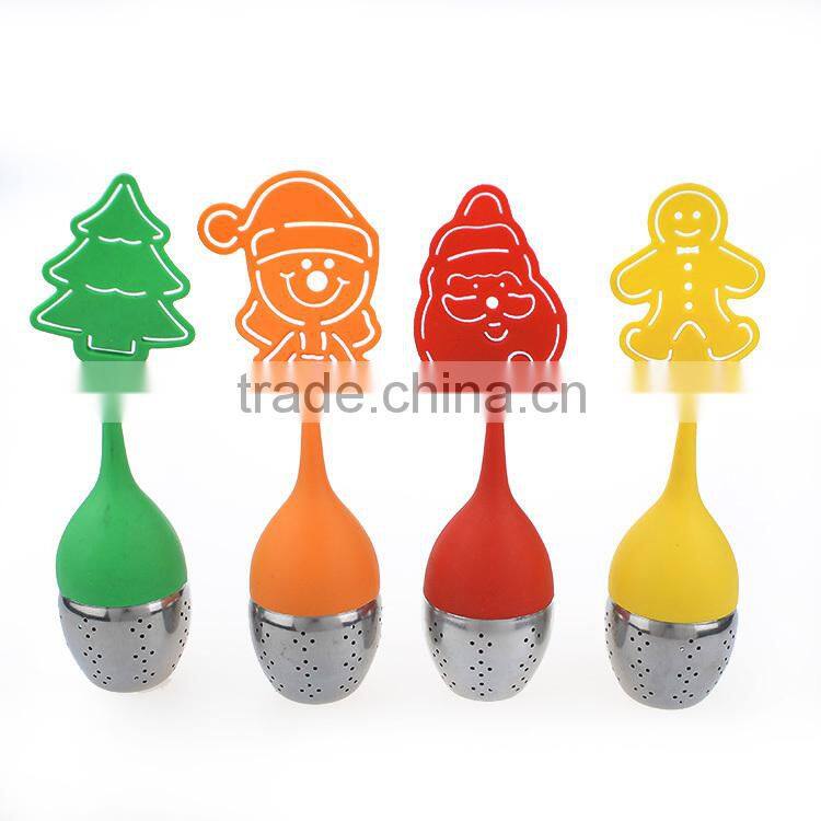 Beautigul & useful silicone leaf shaped tea strainer,tea infuser.