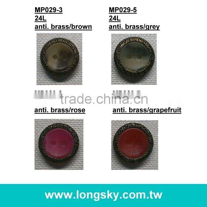 (#P1292-07) eco friendly customized fashion designer colourful round resin clothing button