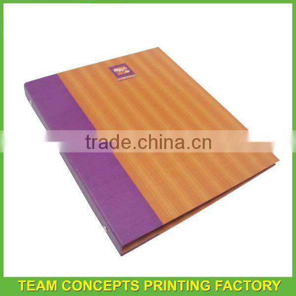 Spring clip file folder paper