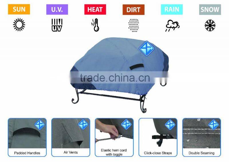 Factory supplier product round fire pit mesh cover