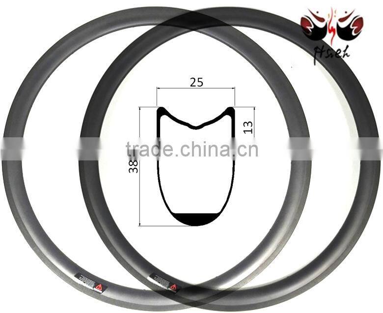 700C carbon bicycle 38/50/60/88mm Carbon Rim Aero U shape Clincher/tubular chinese wheels, Carbon Fiber Bicycle Rims lightweight