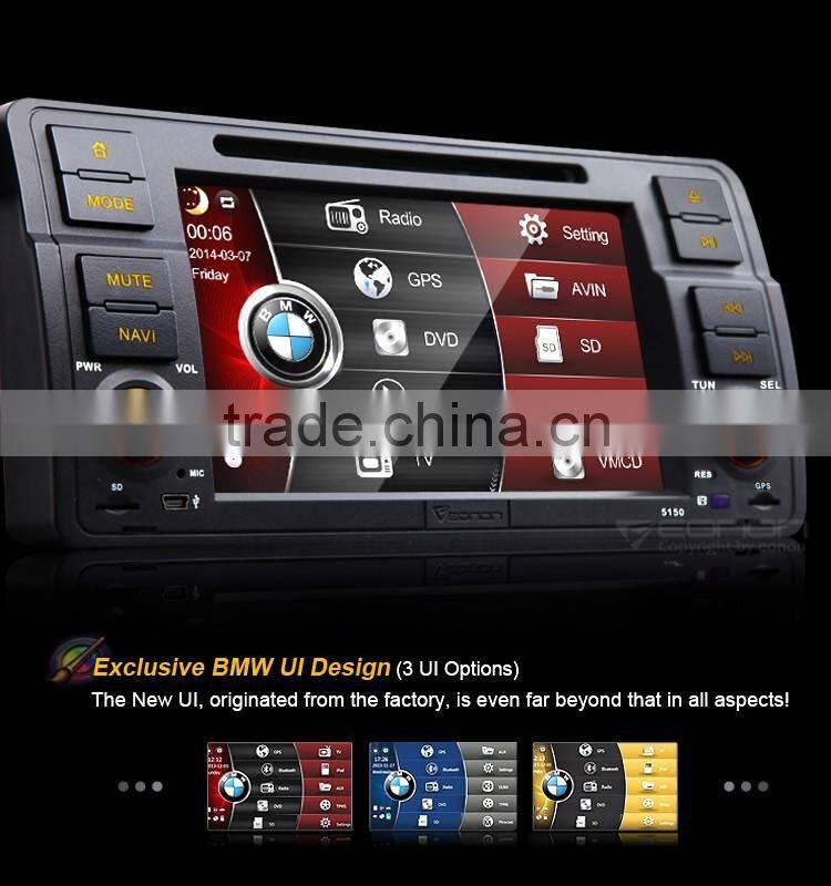 EONON D5150V 7" Digital Touch Screen Car DVD Player with Built-in GPS For BMW E46