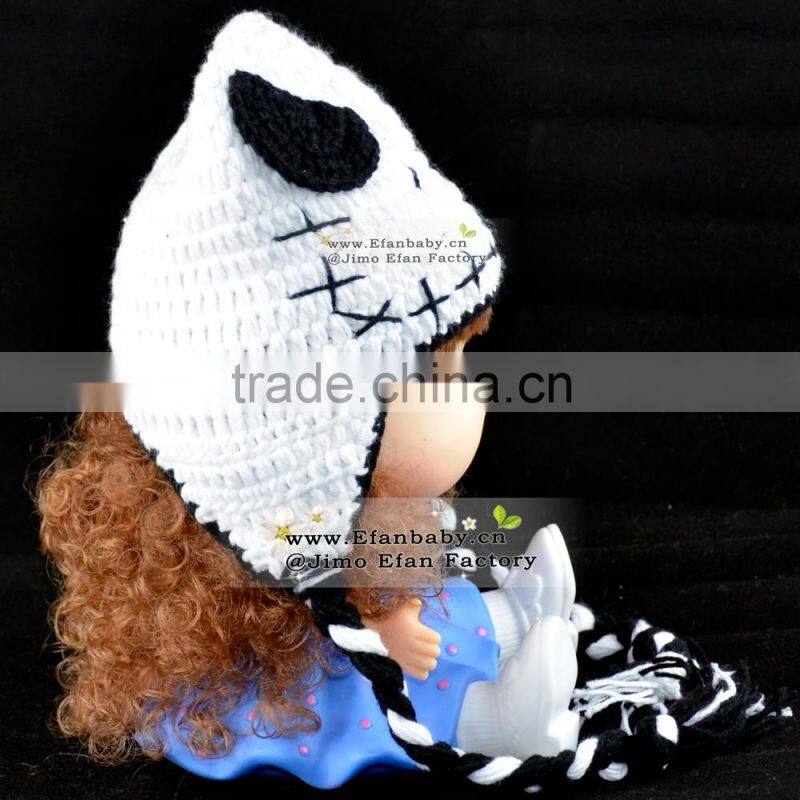 crochet girls cartoon hats & baby winter caps or children