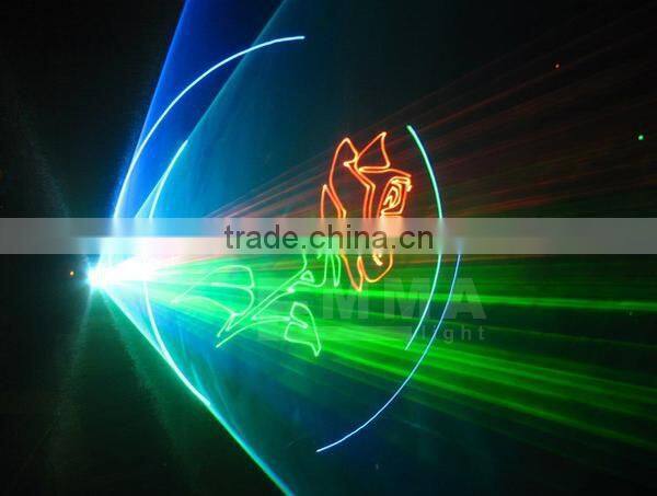 New Mini 600MW RGB Full Color Laser Light , High Power 600MW RGB Animation Laser Projector , Dj Disco Club Stage Christmas Show