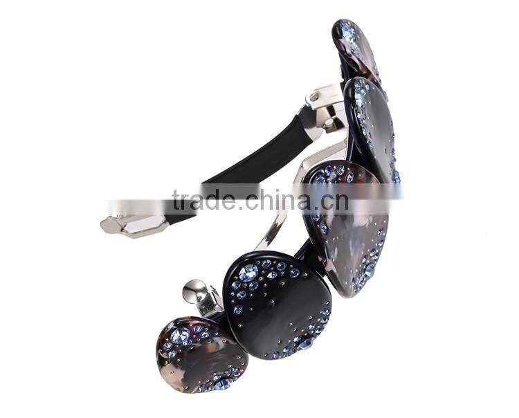 2015 Occident ladies beautiful alloy Japanese flower hair clips