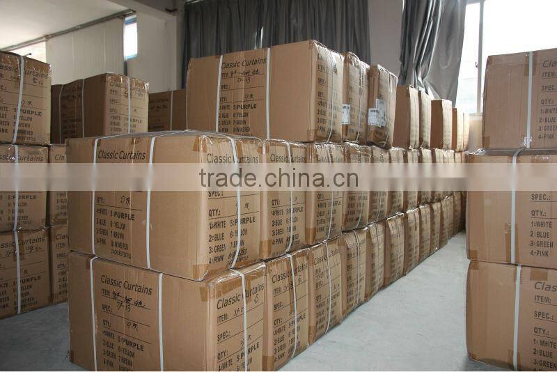 HB-71 15 years top-rated golden seller newest 100% polyester jacquard finished curtain