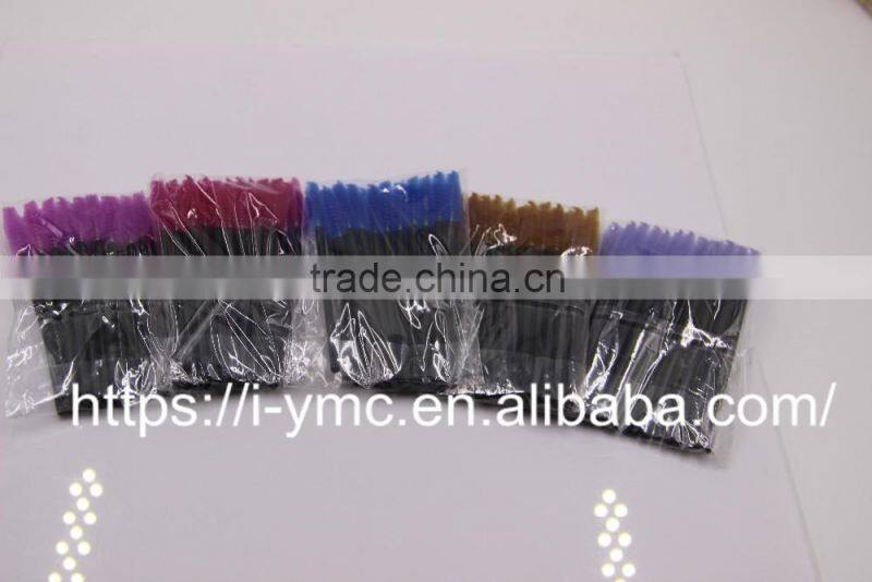 Disposable Multi-colored, multi-shape Mascara Brush with Eyelash Mascara Wand Brush