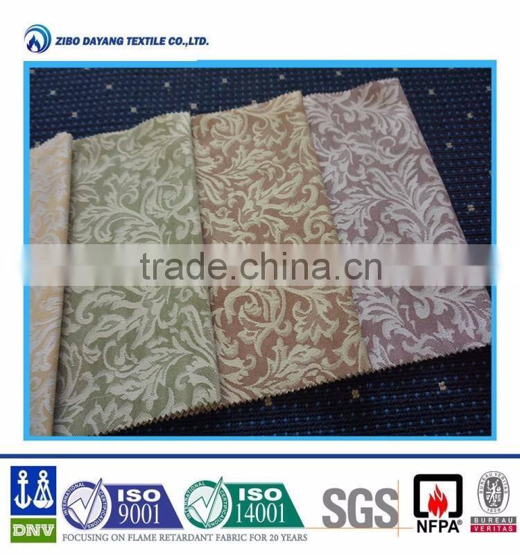 Pass BS5867 FR inherently curtain wall shandong fabric