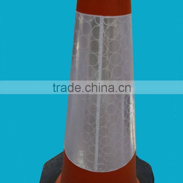 micro prisma reflective film traffic cone sleeves road traffic signs
