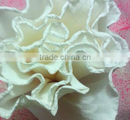 paper roll/crepe paper christmas decorations make Artifical flower