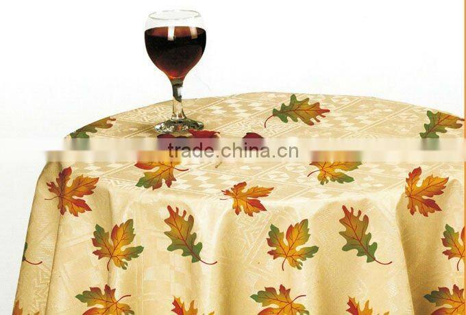 New style and printing sheer table cloths