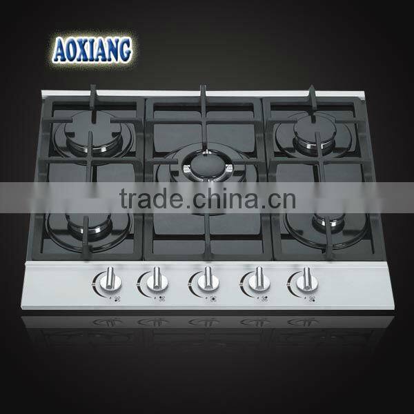 Kitchen 5 Burner Built-in Tempered Glass Gas Stove/ Gas Stove/ Gas Cooker AX-1320-5