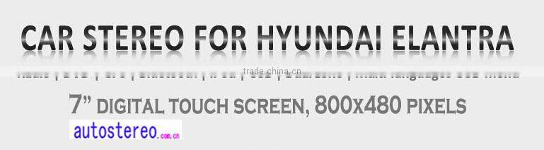 7 inch Car Stereo GPS Navigation car DVD player Headunit car stereo sat nav for Hyundai Elantra Avante