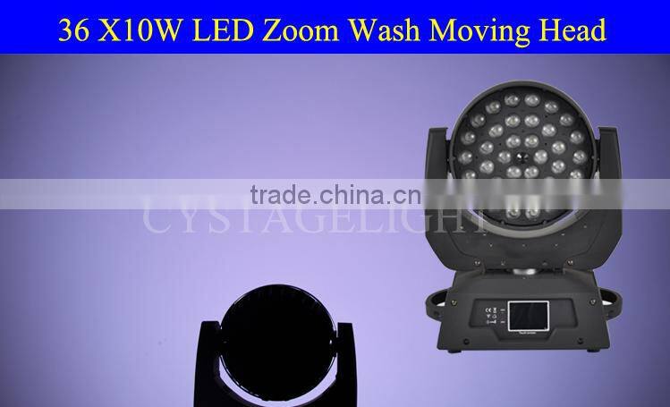 RGBW Zoom Moving Head LED 36X10W Light Wash