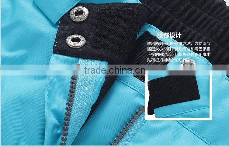 Custom Lady Nylon Colorfully Ski Pants 2016