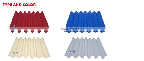 corrugated galvanized steel sheet for wall (YX35-125-750)