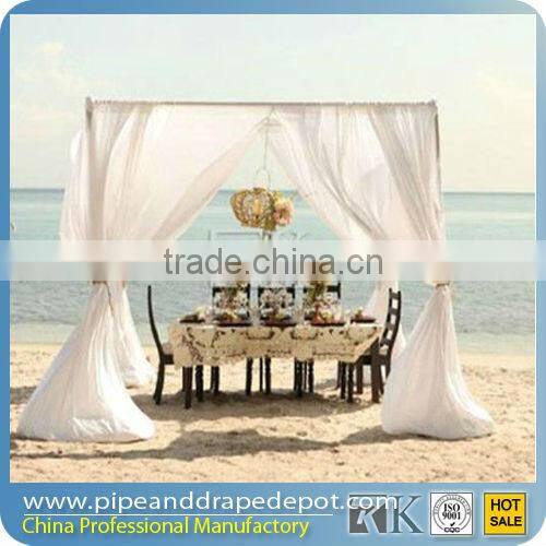 RK elegant freestanding system used pipe and drape for sale wedding pipe and drape fittings