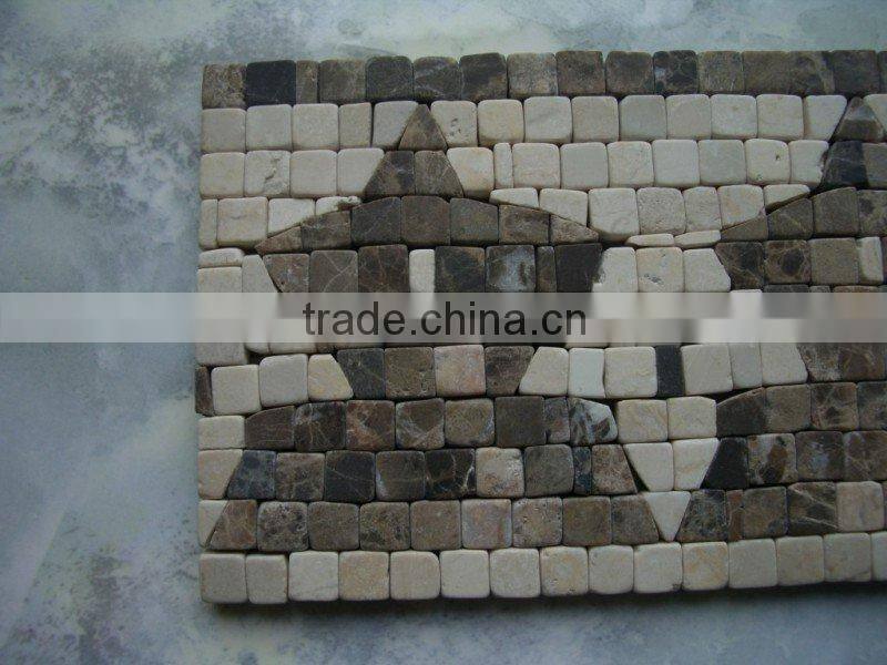 YFL120 Lava Mosaic Border line Art Marble Mosaic