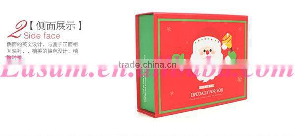 Professional custome christmas gift box packaging/flip top box for christmas