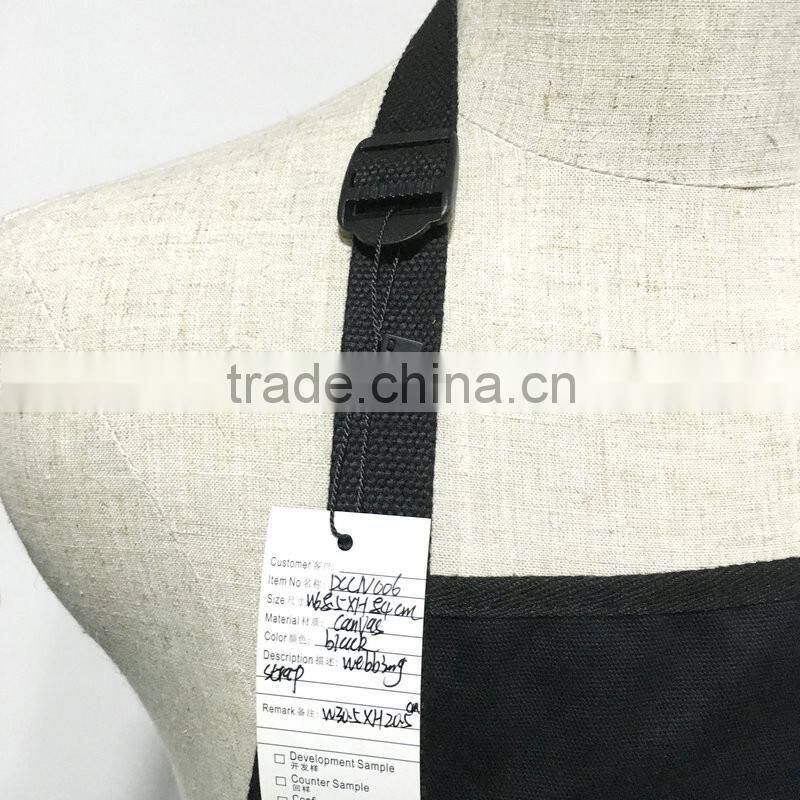 custom cheap canvas coffee shop apron for wholesale