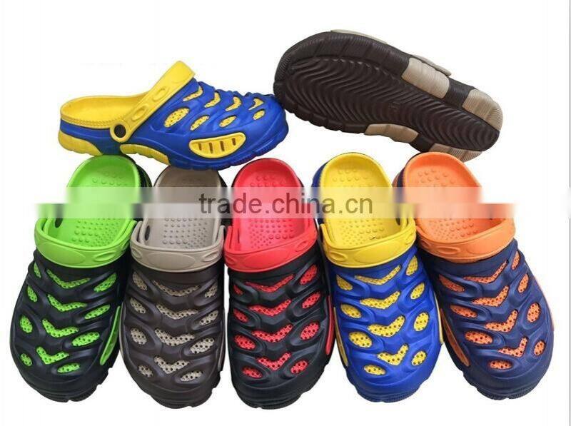 2016 Cheap Fashion EVA Clogs footwear Double Color Garden Sandal Shoes