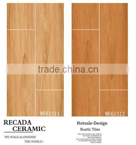 150x600 china foshan good selling wooden wood design floor wall tiles