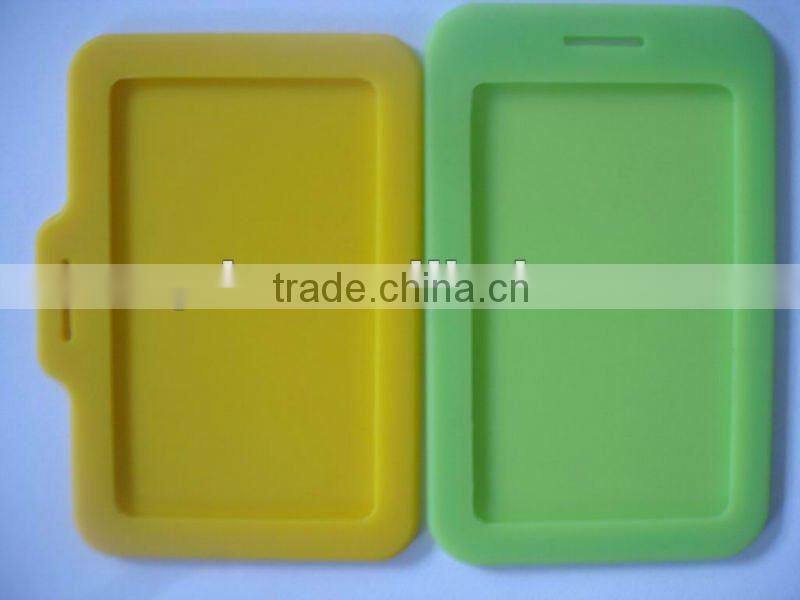 Soft Colorful Silicone Card Holder