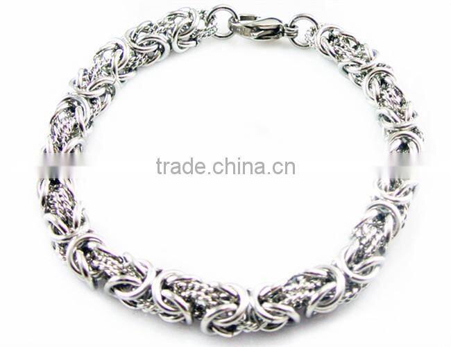AB174 hand-knitted bracelet, fashion stainless steel bracelets for summer